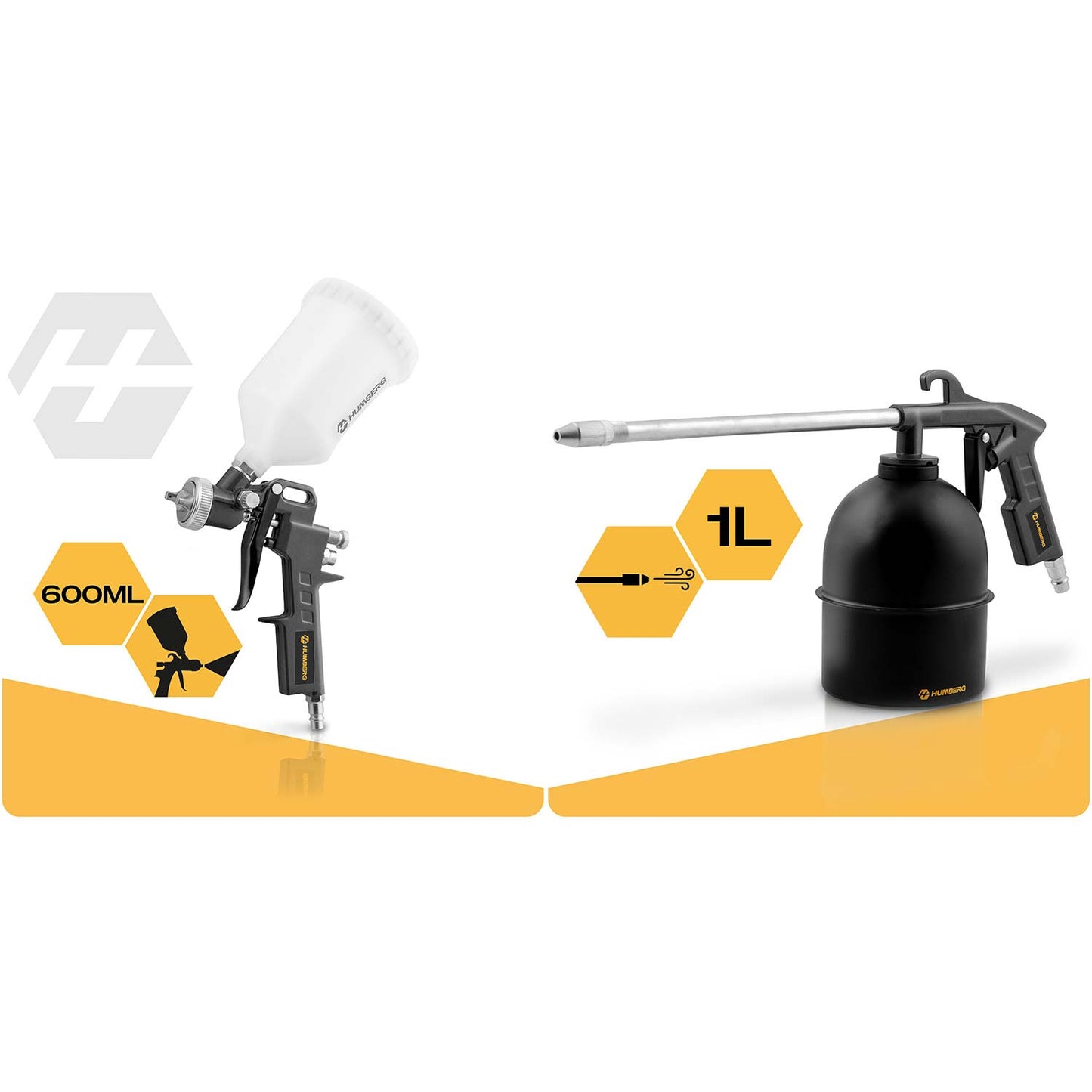 8-Piece Pneumatic Tool Set for Compressor Use