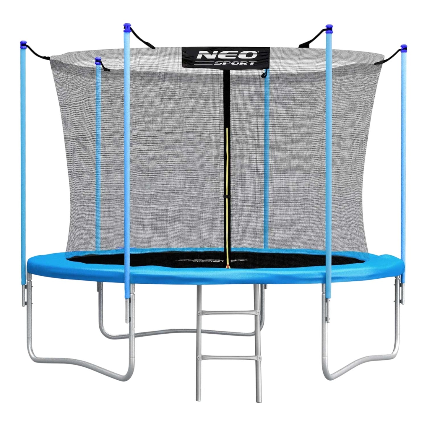 8ft/252cm garden trampoline with inner net and Neo-Sport ladder