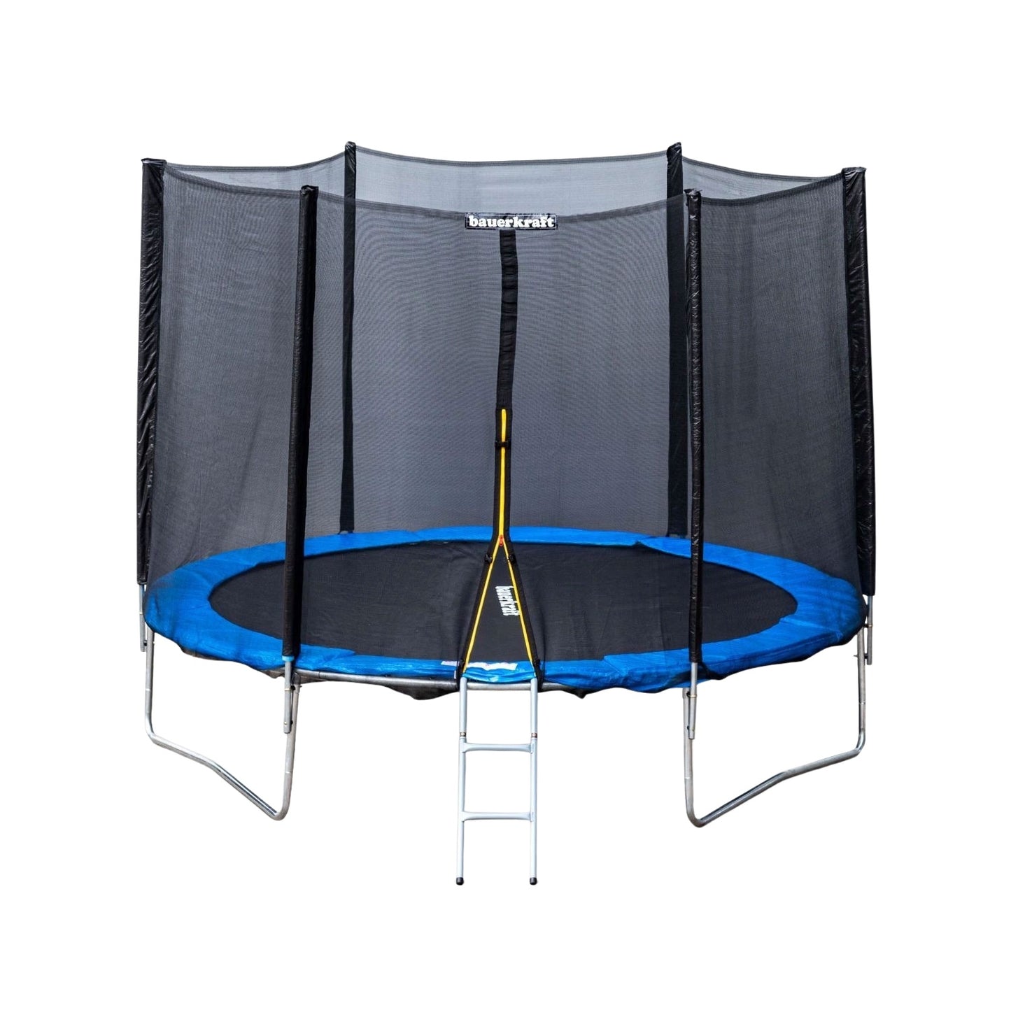 8 ft Garden Trampoline with Safety Net & Ladder