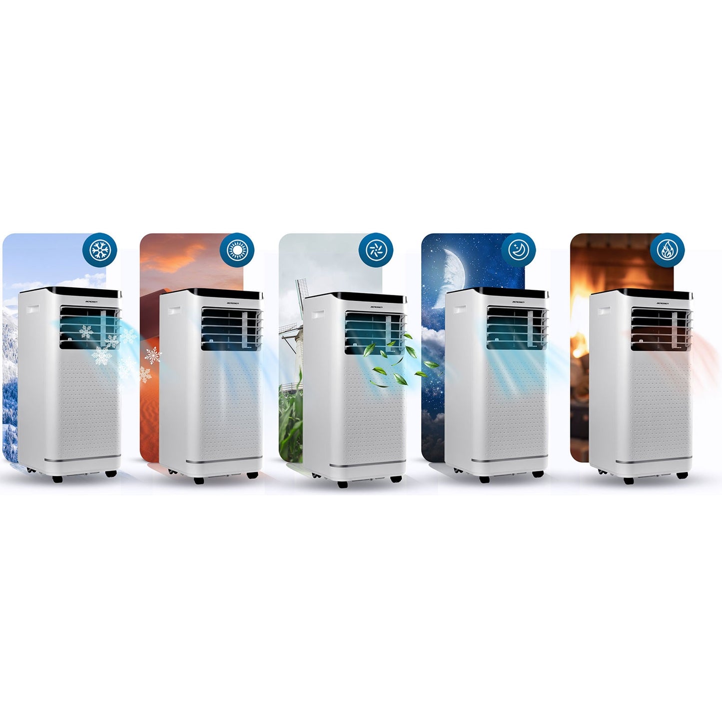 9000 BTU Berdsen BD-583 Portable Air Conditioner
