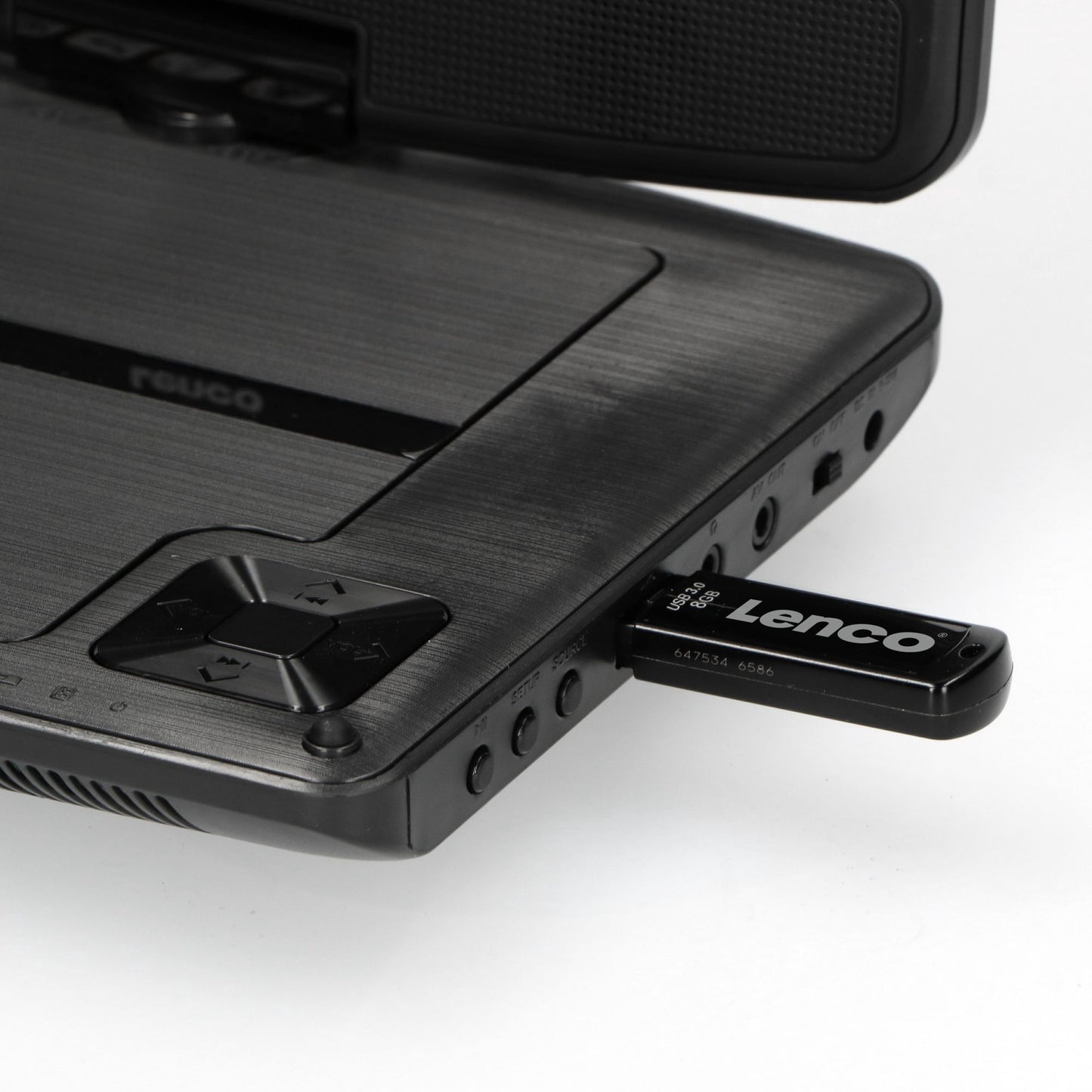9-Inch Portable DVD Player with Bracket, Black