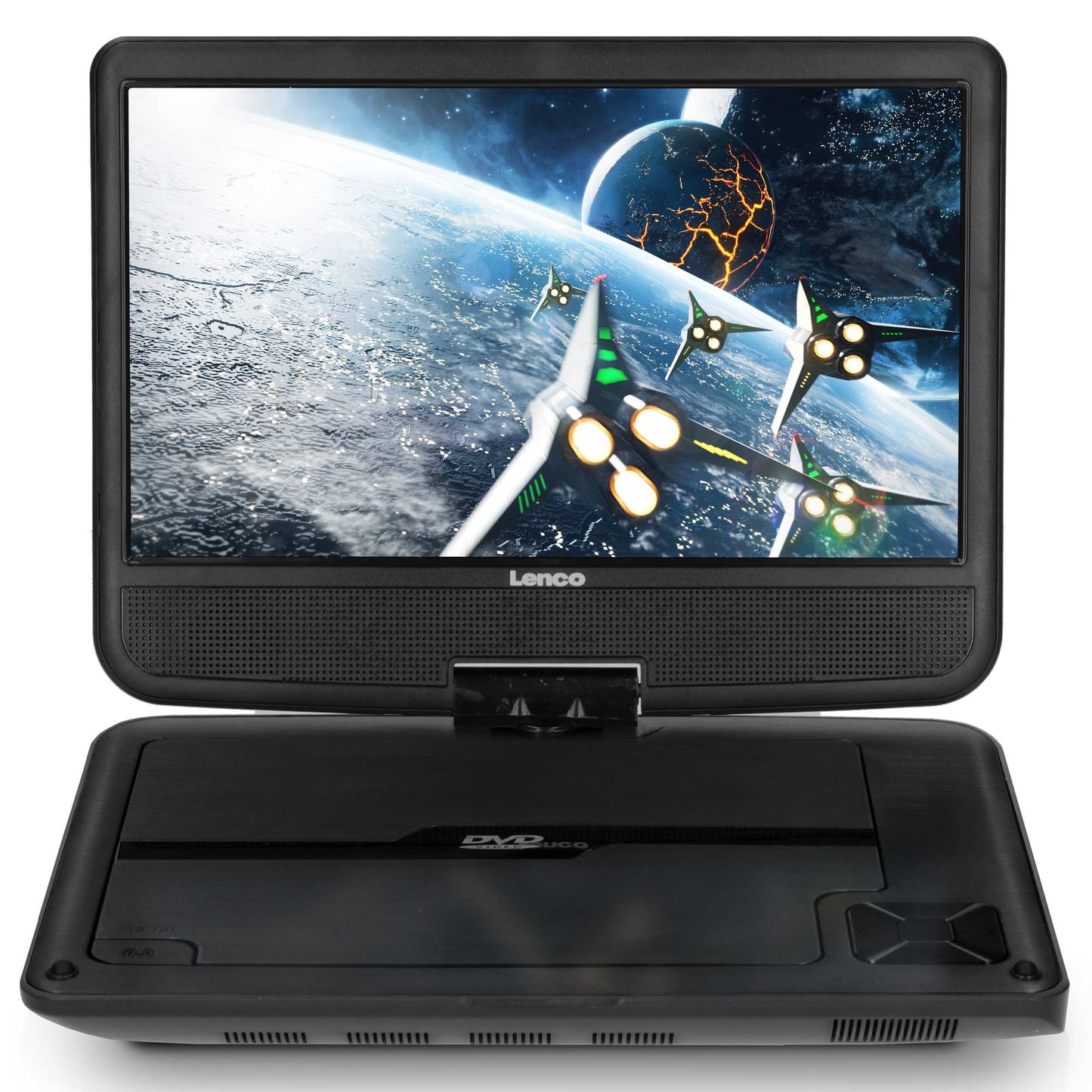 9-Inch Portable DVD Player with Bracket, Black