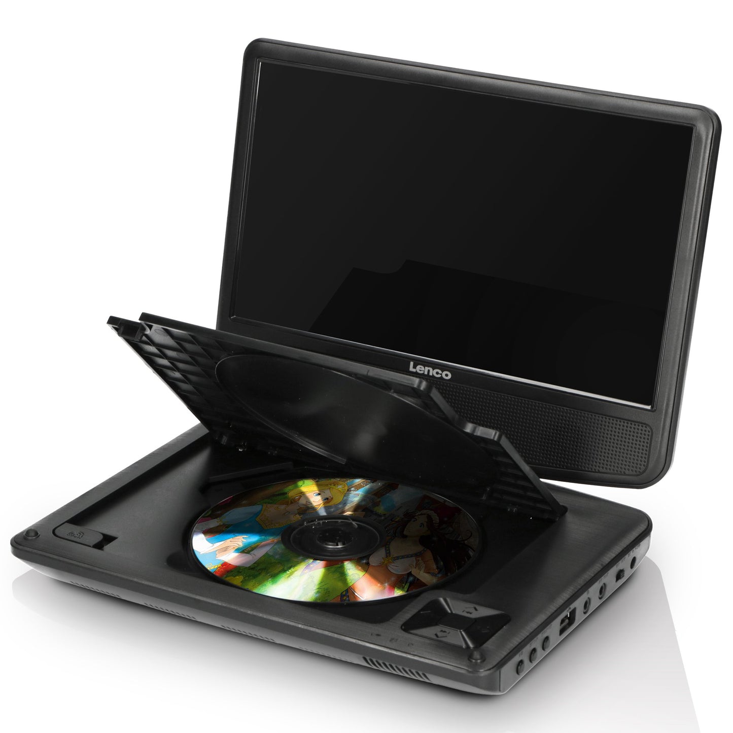 9-Inch Portable DVD Player with Bracket, Black