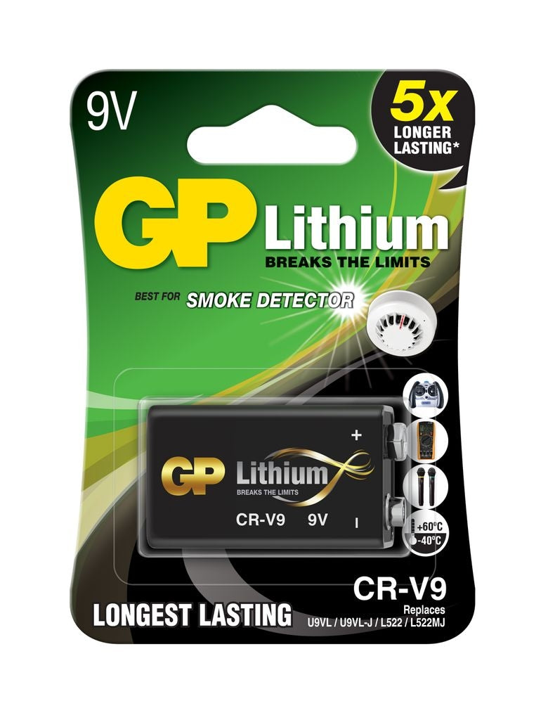 9V Lithium (CR-V9)