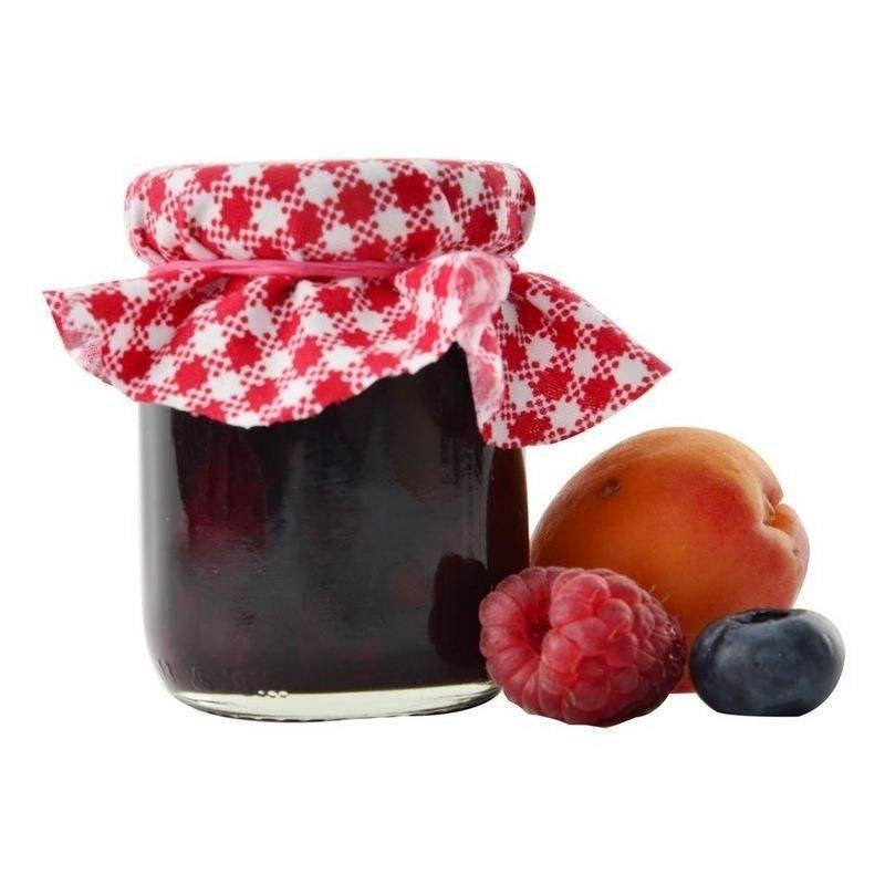 9 glass jars 60 ml: jam, purees, dried fruit, herbs