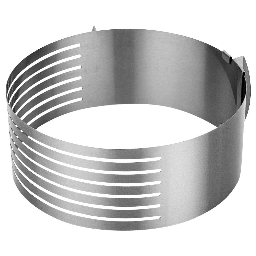 ACER 7-layer steel adjustable sponge cake cutting hoop 16-20 cm