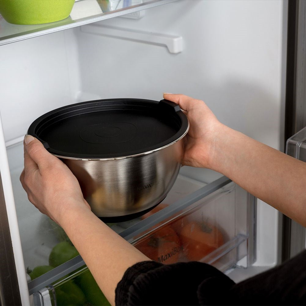 ACER steel kitchen bowl with non-slip lid 29.5 cm, 8 l