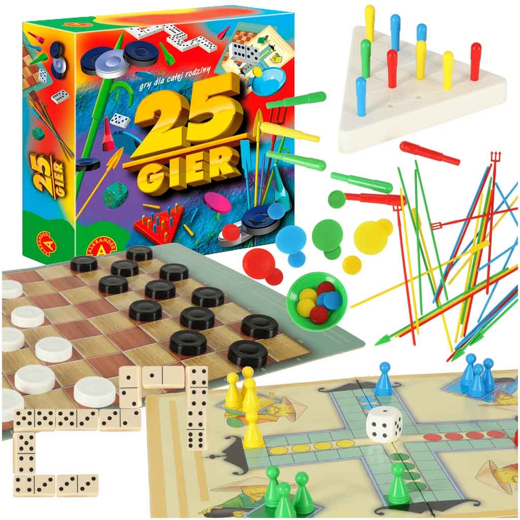ALEXANDER 25 Games party game set 4+