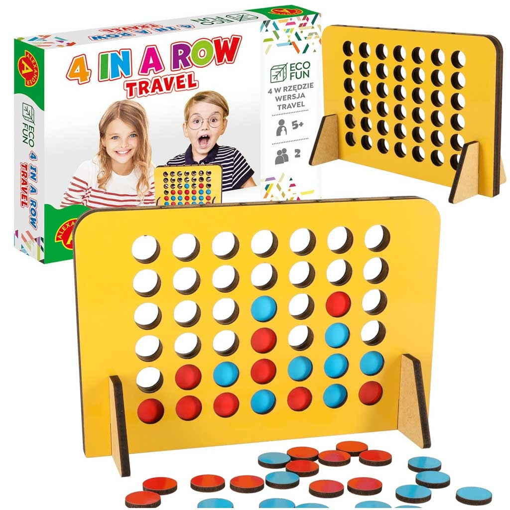 ALEXANDER 4 in a row party game travel version 5+