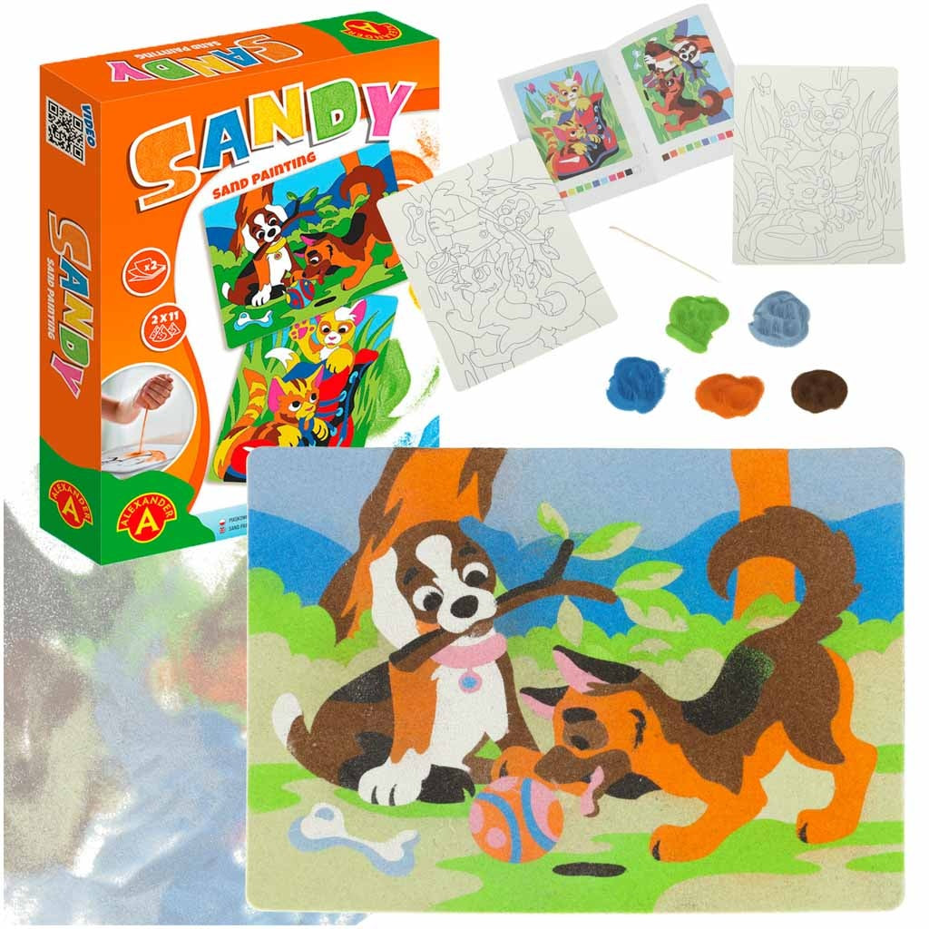 ALEXANDER Sandy Sand Painting - Cats Doggies 6+