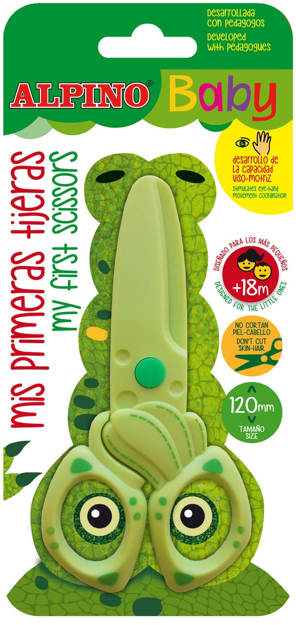 ALPINO BABY Plastic scissors for children 120mm