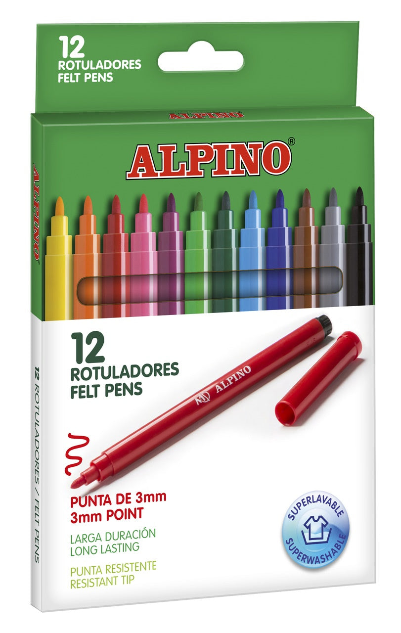 ALPINO Classic markers 12 colours
