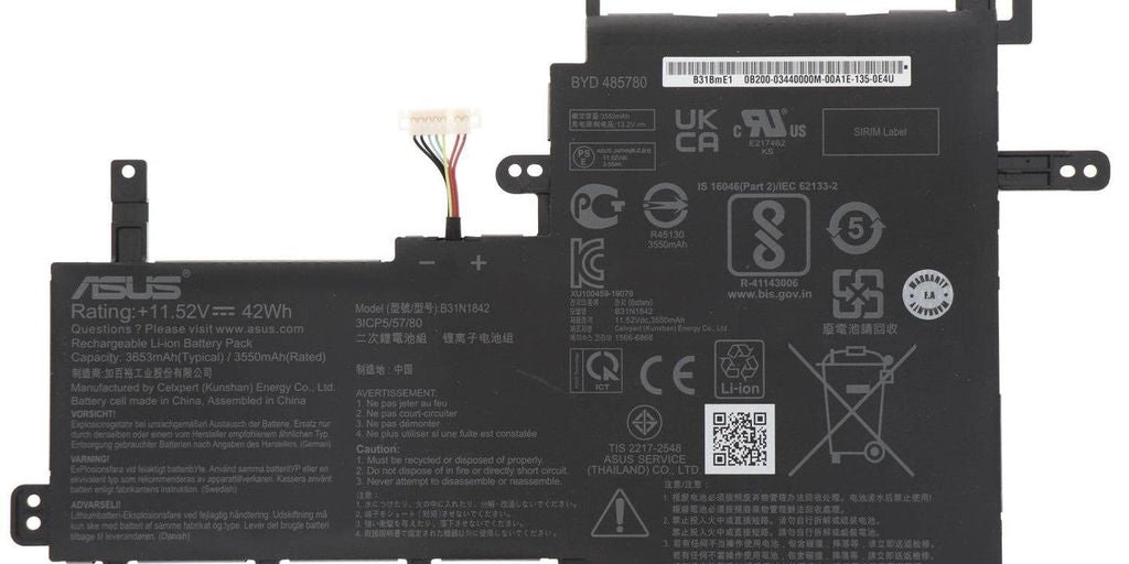 ASUS Battery B31N1842 3653mAh / 42Wh / 11.52V / 3 cells