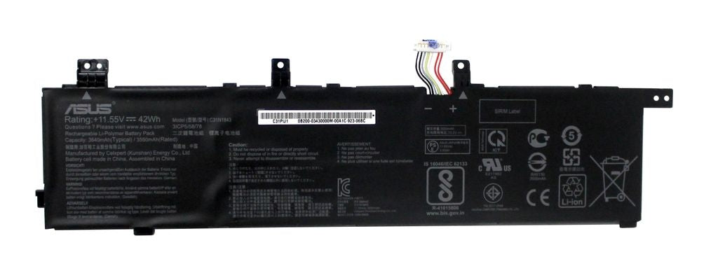 ASUS Battery C31N1843 3640mAh / 42Wh / 11.55V / 3 cells