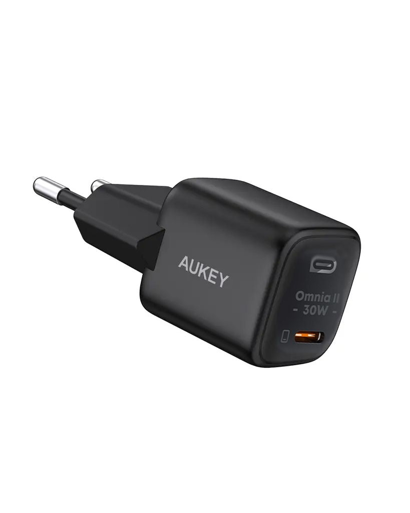 AUKEY Omnia II Mini Fast Charger USB-C, PD, 30W - Black