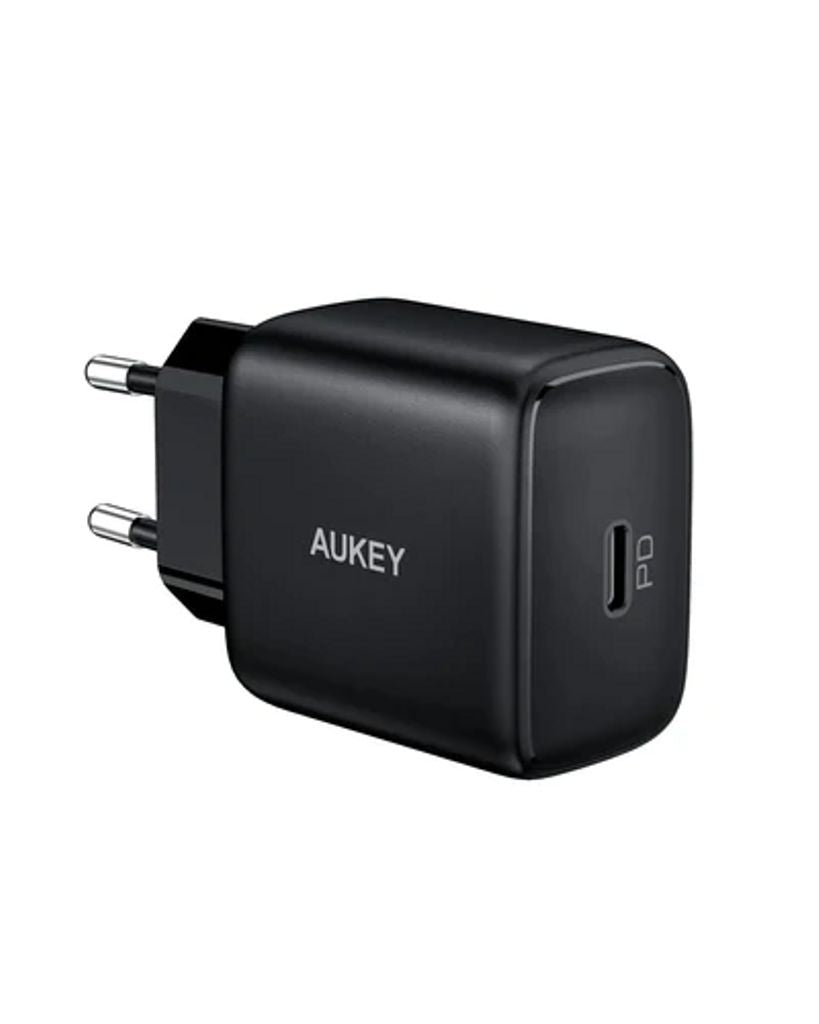 AUKEY Wall Charger with Quick Charge PD, 25W, USB-C - Black