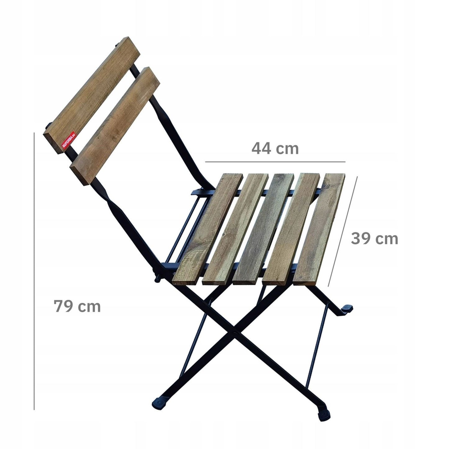 Acacia Wood Garden Furniture Set – Table and 2 Chairs