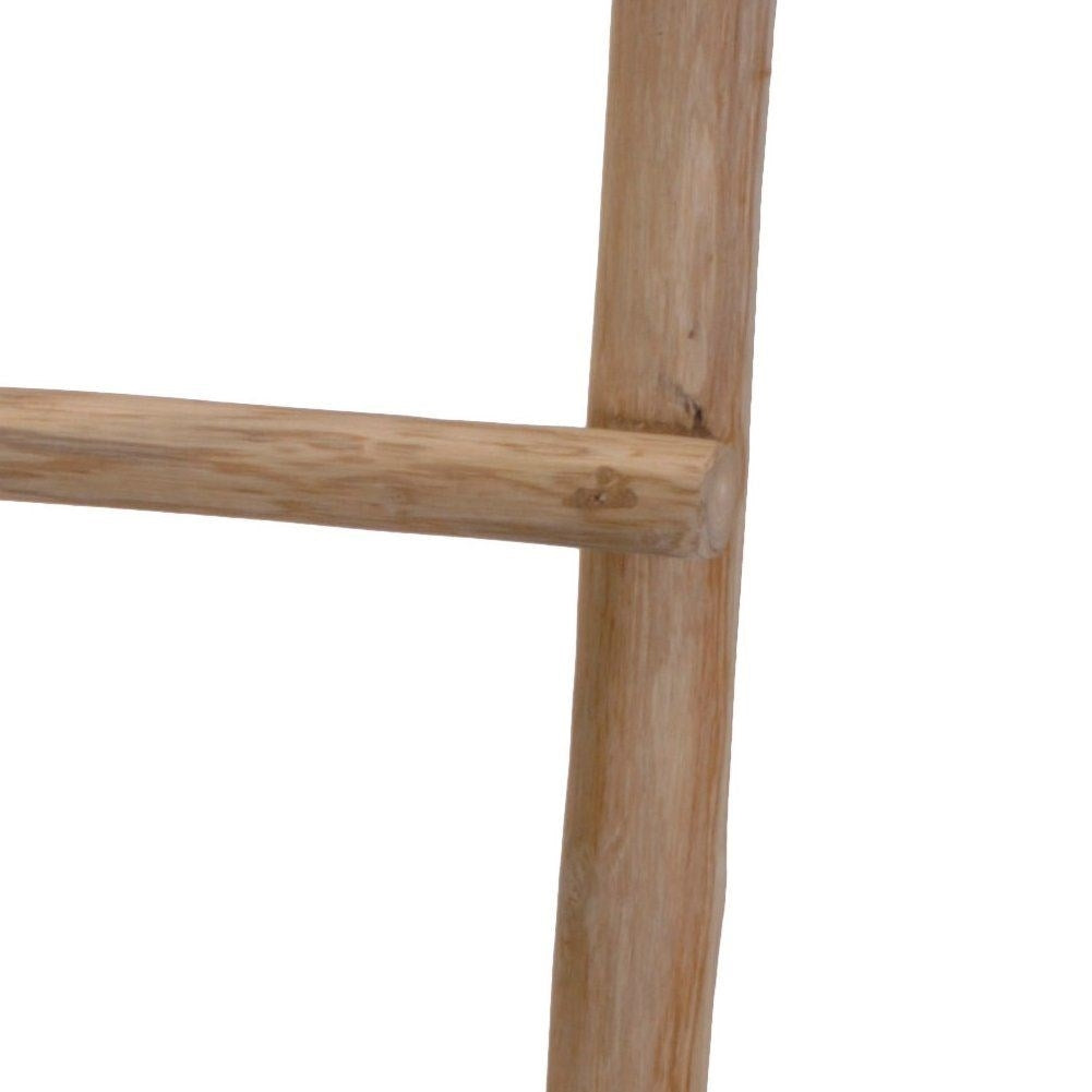 Acacia wood ladder with 4 steps - Perfect towel rack