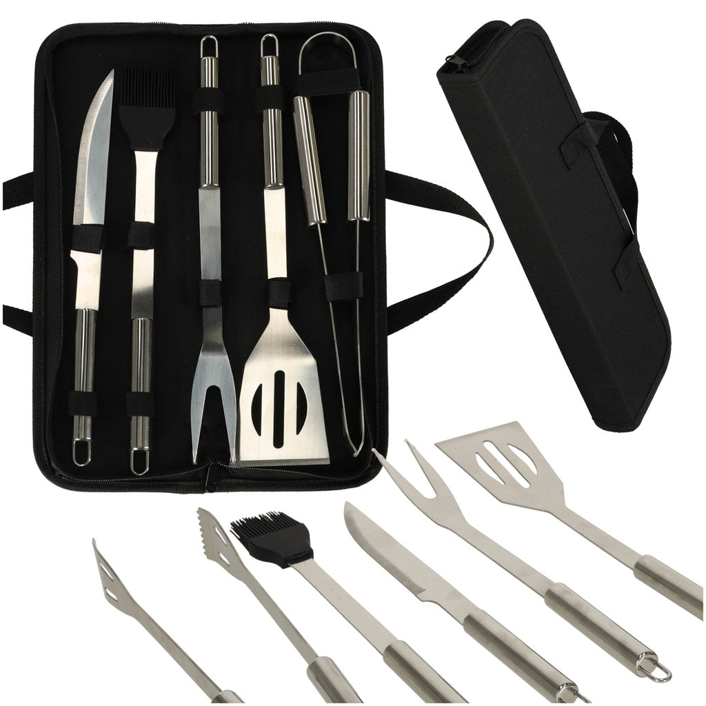 Accessories barbecue cutlery set in case