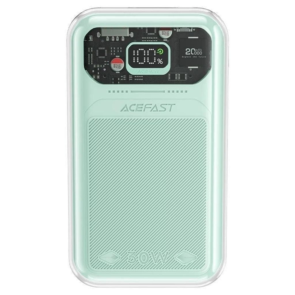 Acefast Powerbank 20000mAh Quick Charge 30W Sparkling Series - Green