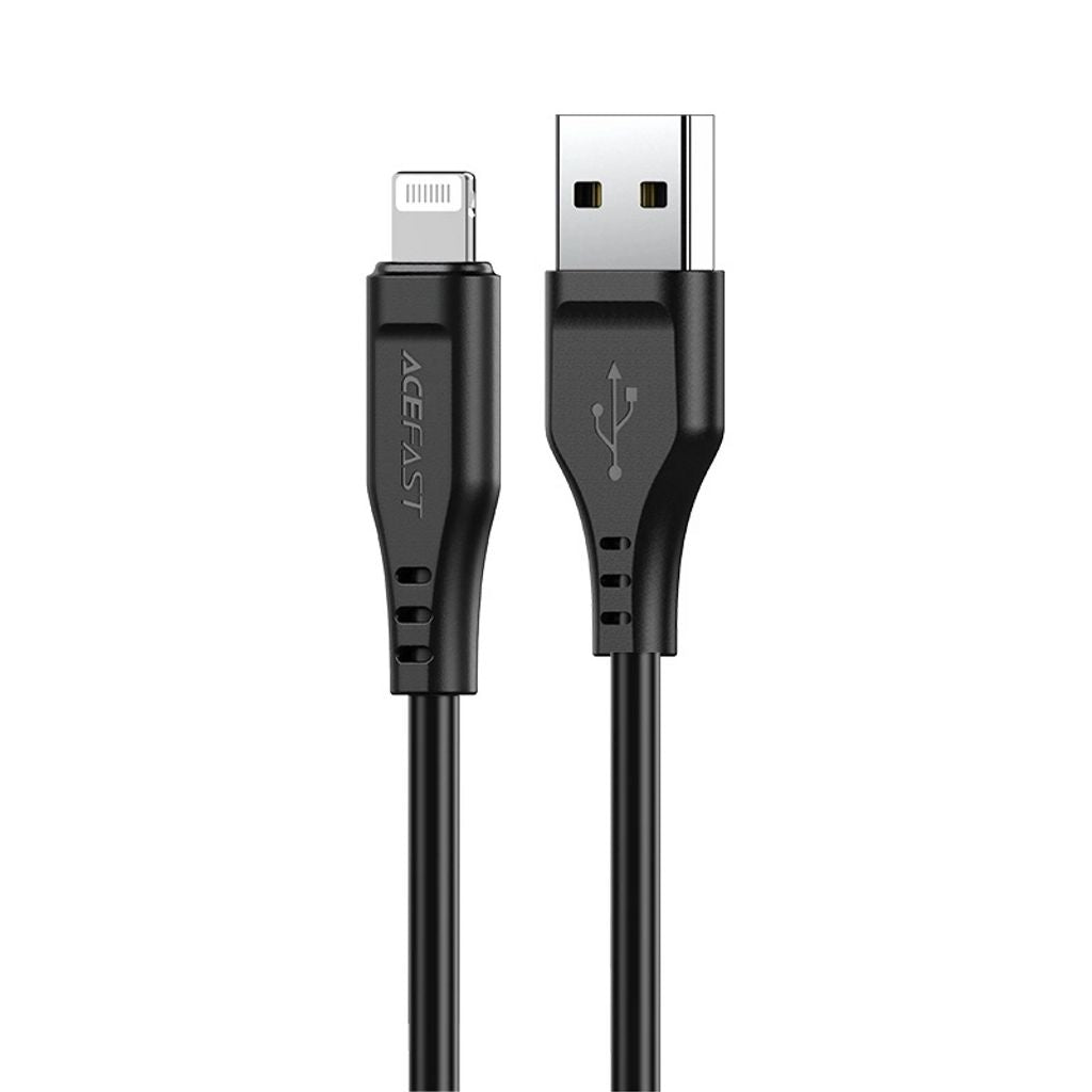 Acefast USB-A to Lightning cable MFI, 2.4A, 1.2m - black