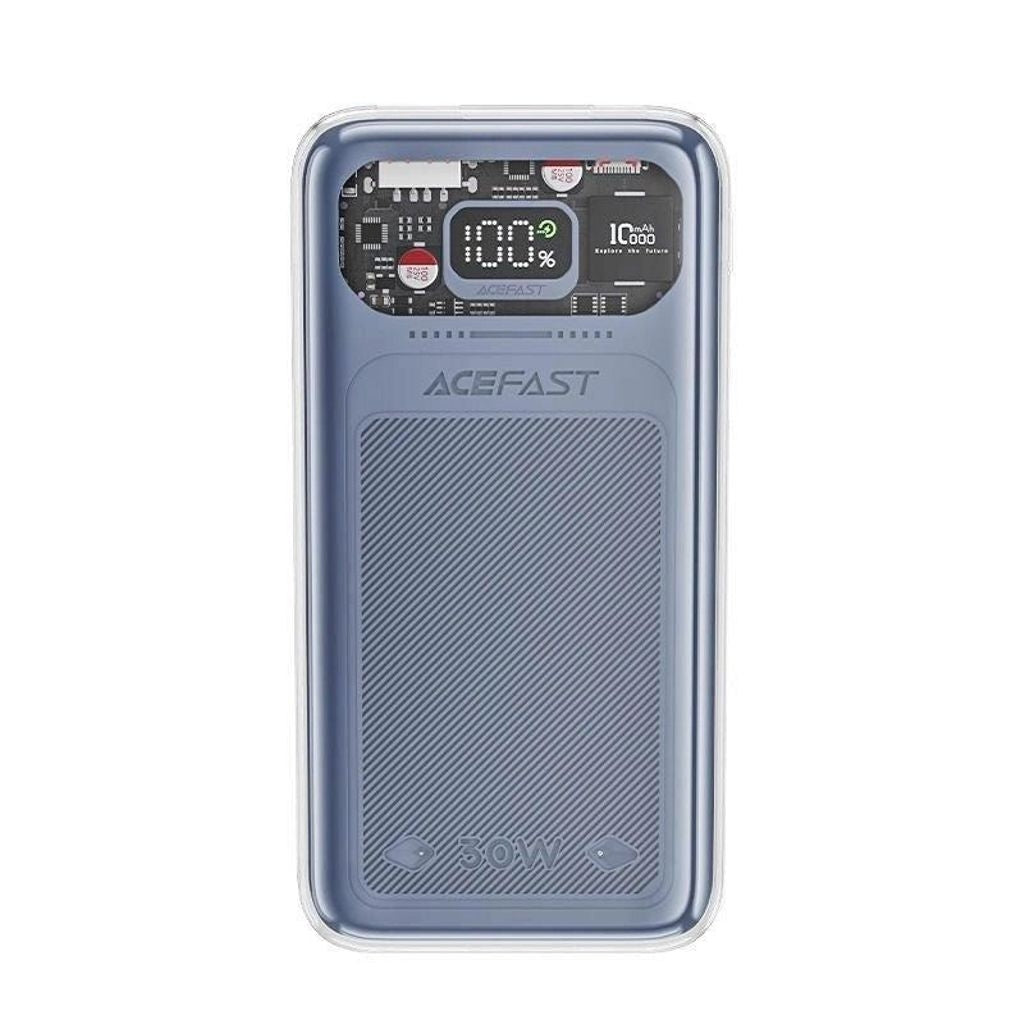 Acefast powerbank 10000mAh fast charge 30W Sparkling Series - Grey