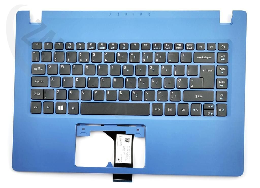 Acer A114-31 Keyboard (UK-English) & Upper Cover (Blue)