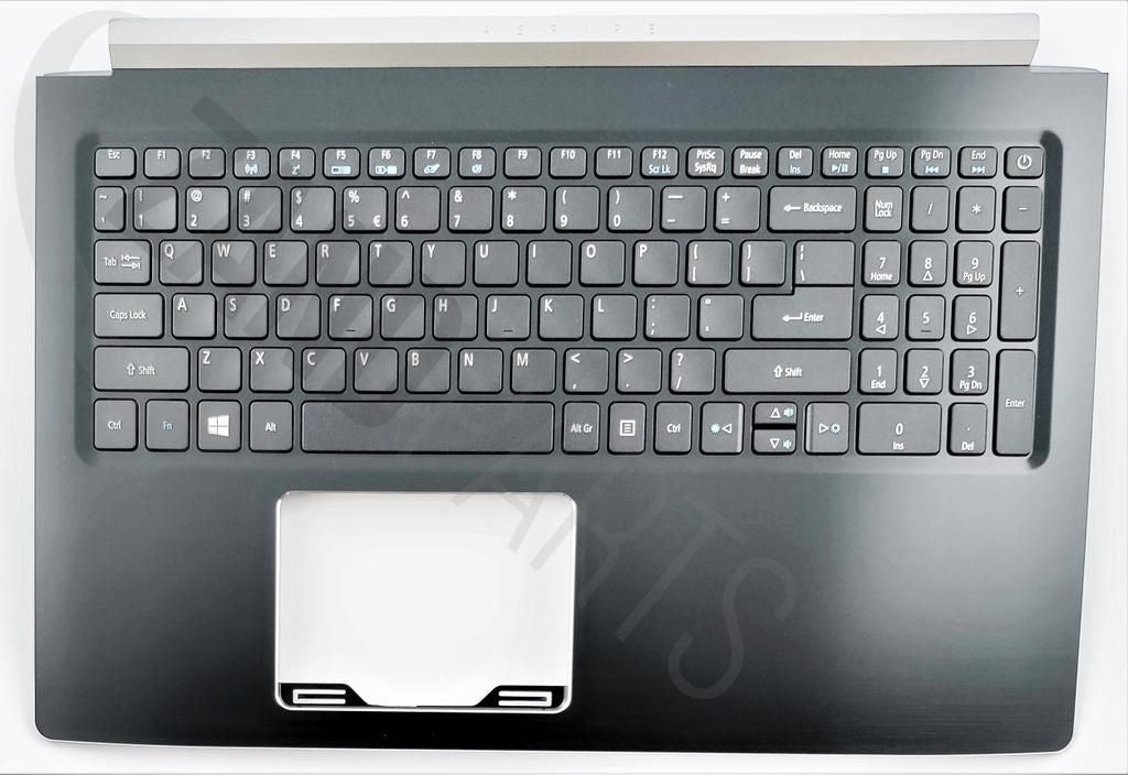Acer A515-41G/A515-51(G) Keyboard (US-English International) W8 & Upper Cover (Black)