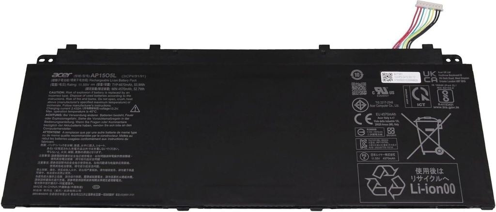 Acer Battery 4670mAh / 53.9 Wh / 3 Cells / 11.55V