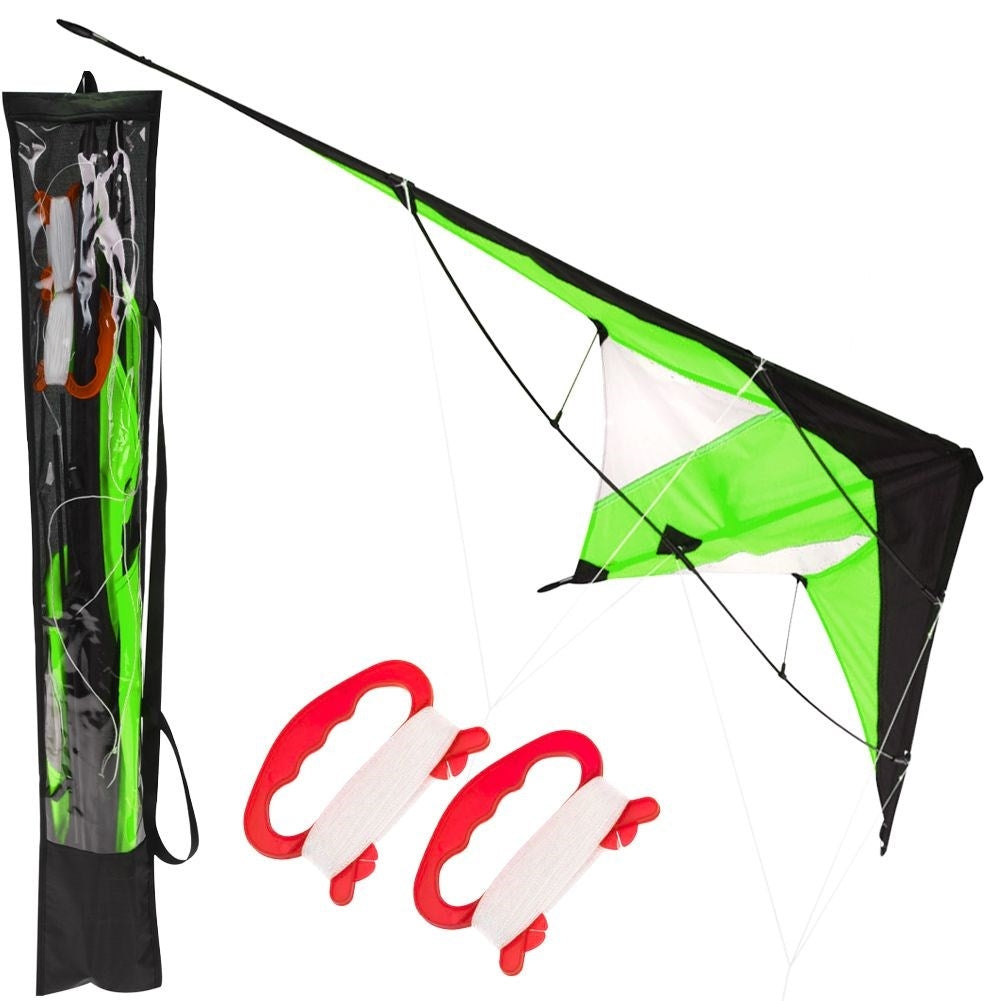 Acrobatic kite with two 30m lines for fantastic entertainment
