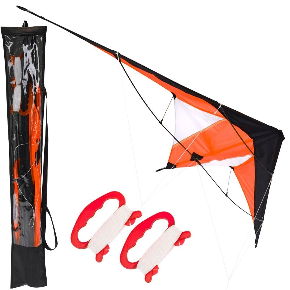 Acrobatic kite with two 30m ropes - for children and adults