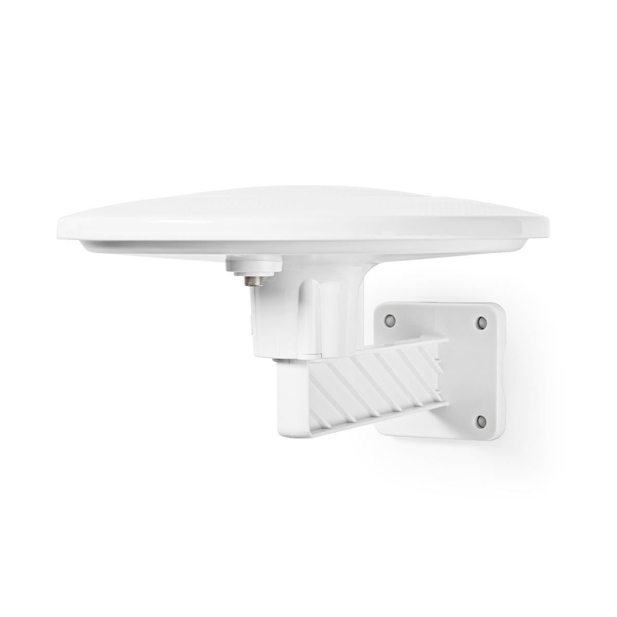 Active HDTV Antenna | Active | Connector type: F connector | FM / UHF / VHF | Reception area: 0-50 km | LTE700 | Gain: 28 dB | White