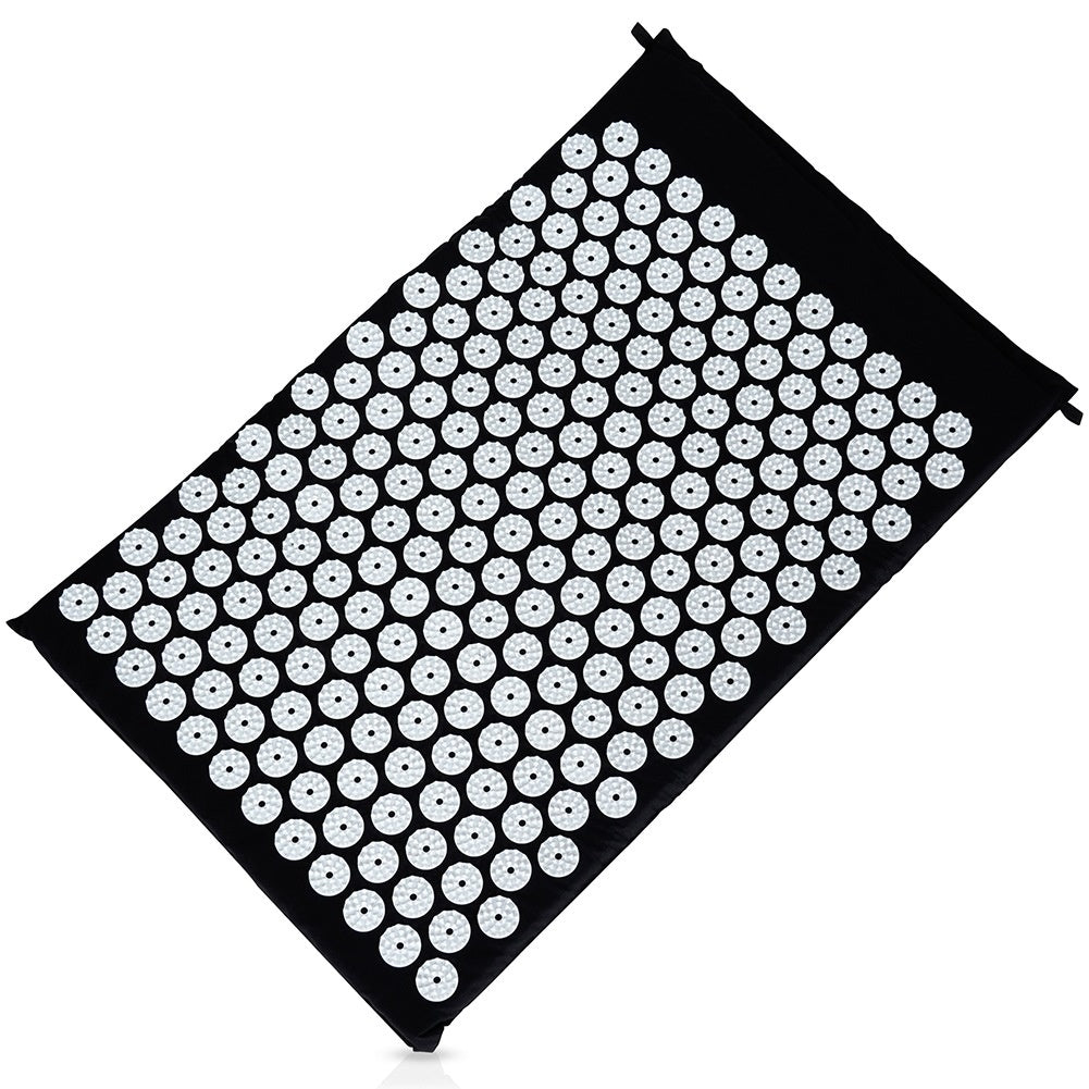 Acupressure massage mat with spikes black 62x40 cm