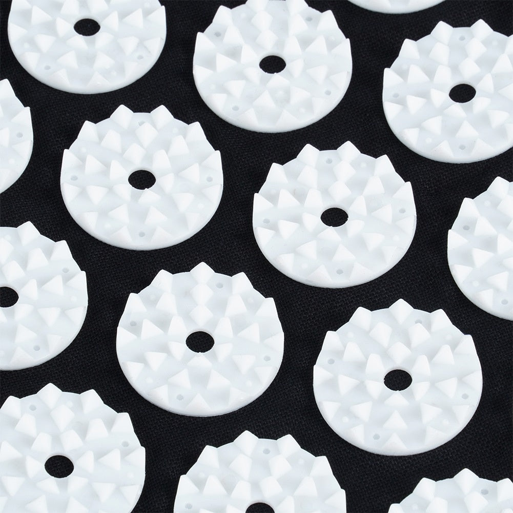 Acupressure massage mat with spikes black 62x40 cm