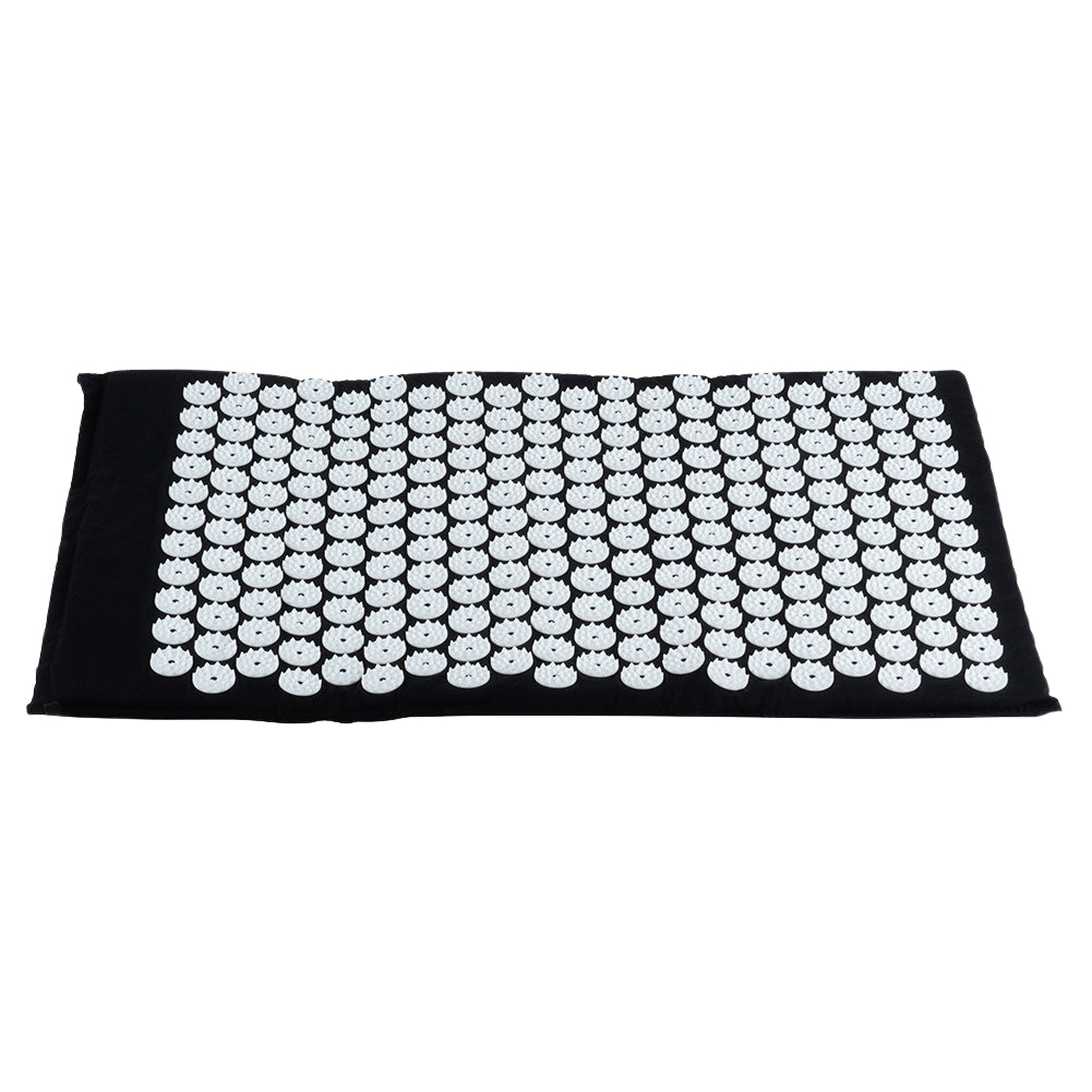 Acupressure massage mat with spikes black 62x40 cm