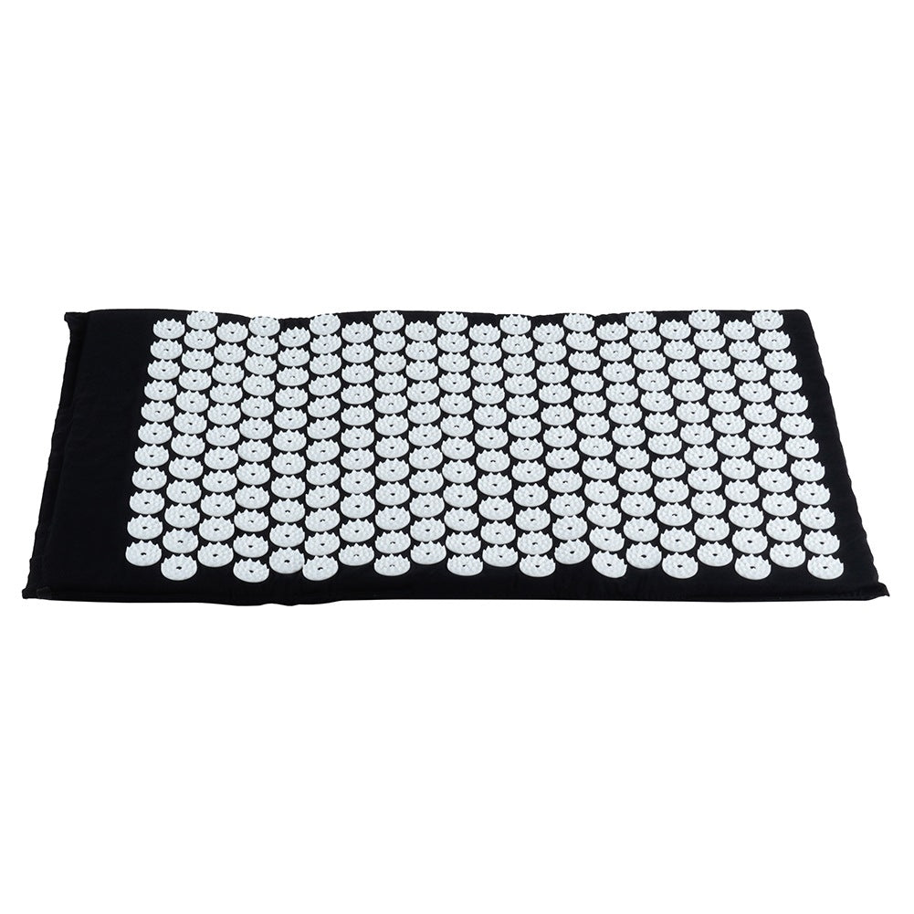 Acupressure massage mat with spikes black 62x40 cm