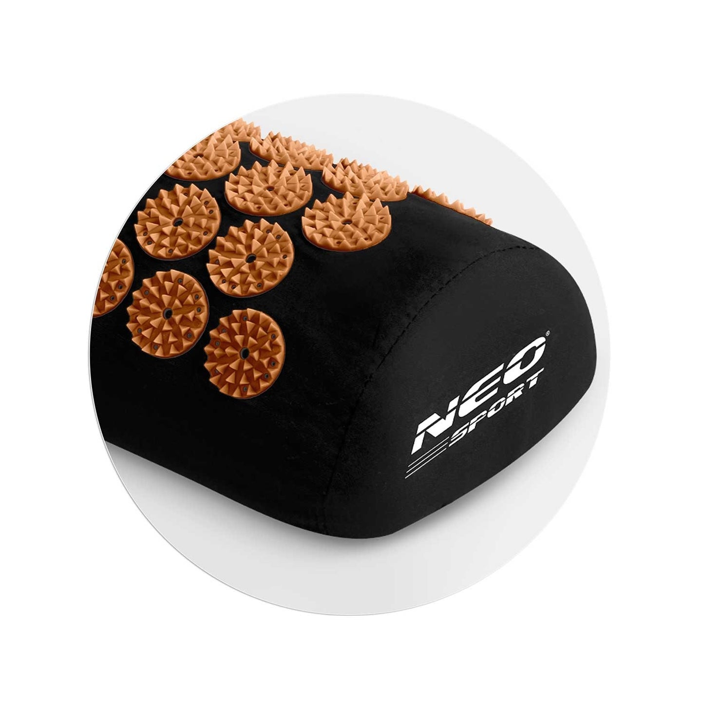 Acupressure mat with Spikes Neo-Sport NS-901 Black-Gold