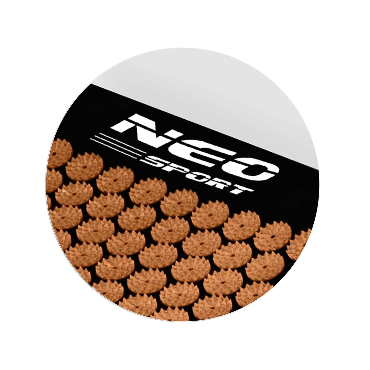 Acupressure mat with Spikes Neo-Sport NS-901 Black-Gold