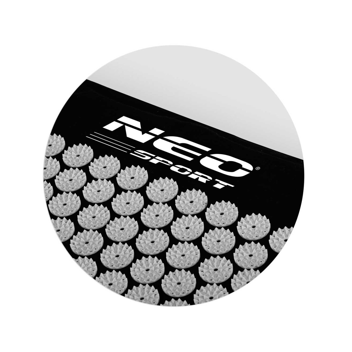 Acupressure mat with Spikes Neo-Sport NS-901 Black/Grey
