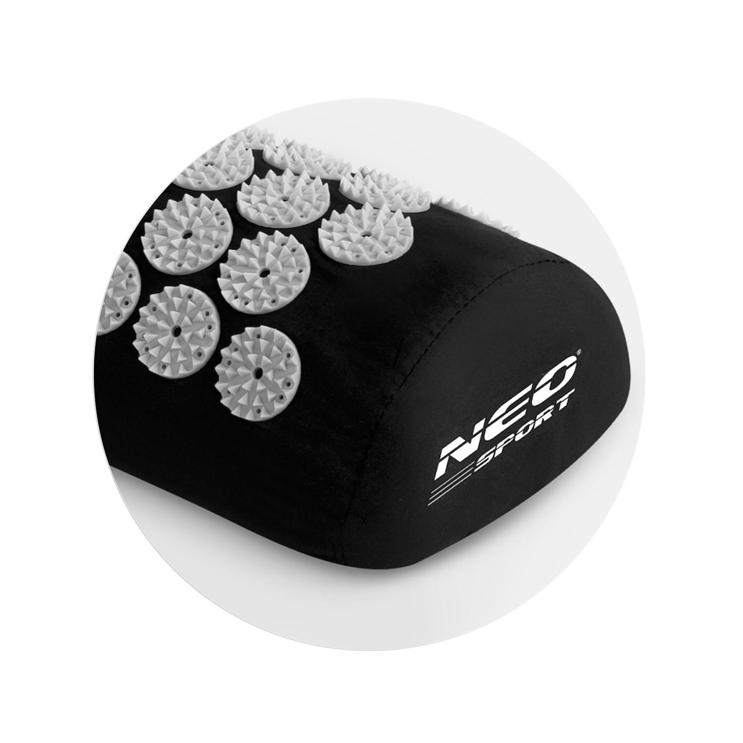 Acupressure mat with Spikes Neo-Sport NS-901 Black/Grey