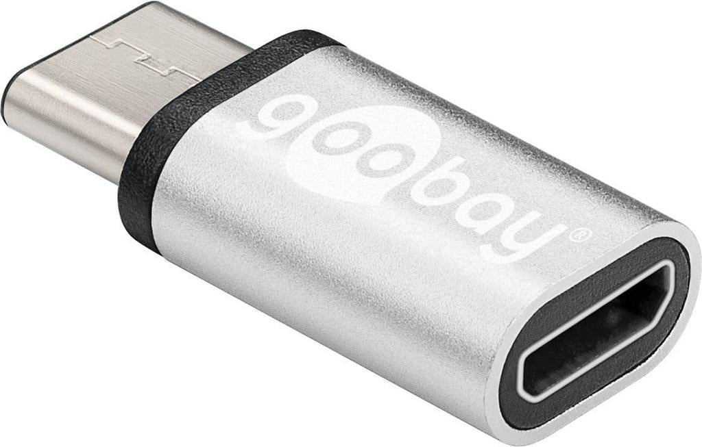 Adapter USB-C to USB 2.0 Micro (Type B) - Silver
