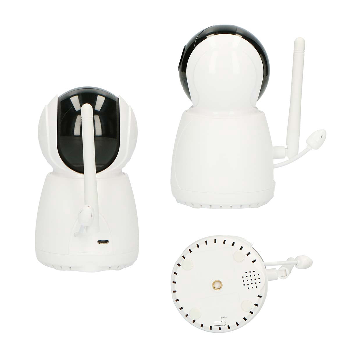 Additional Baby Camera for DVM-275, White, Pan & Tilt