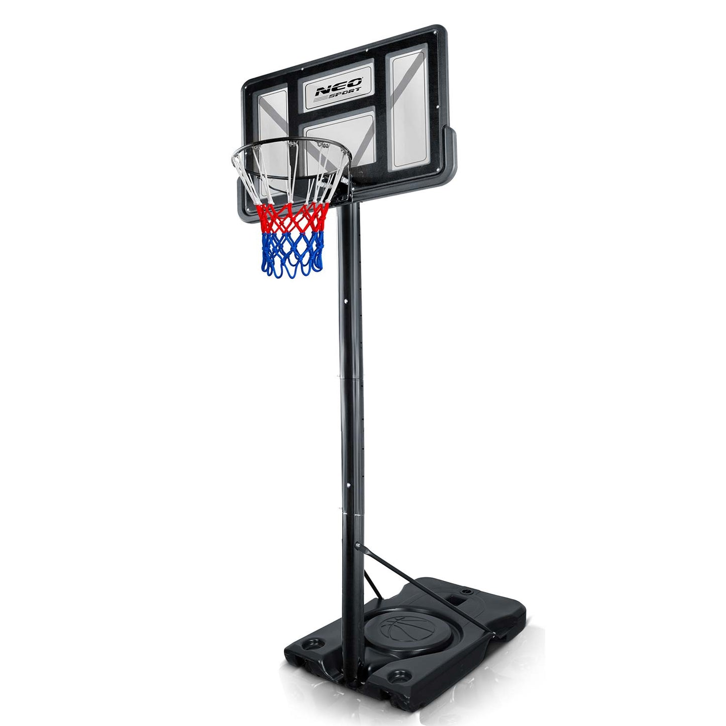 Adjustable Basketball Hoop 1.35m-3m for Kids & Adults