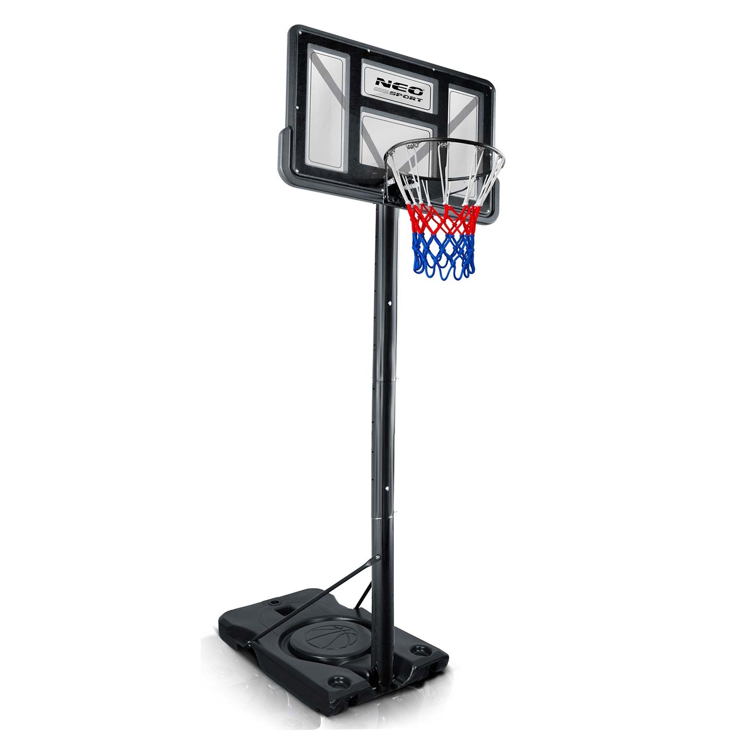 Adjustable Basketball Hoop 1.35m-3m for Kids & Adults