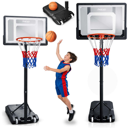 Adjustable Basketball Hoop 1.5m-2.1m for Kids & Adults