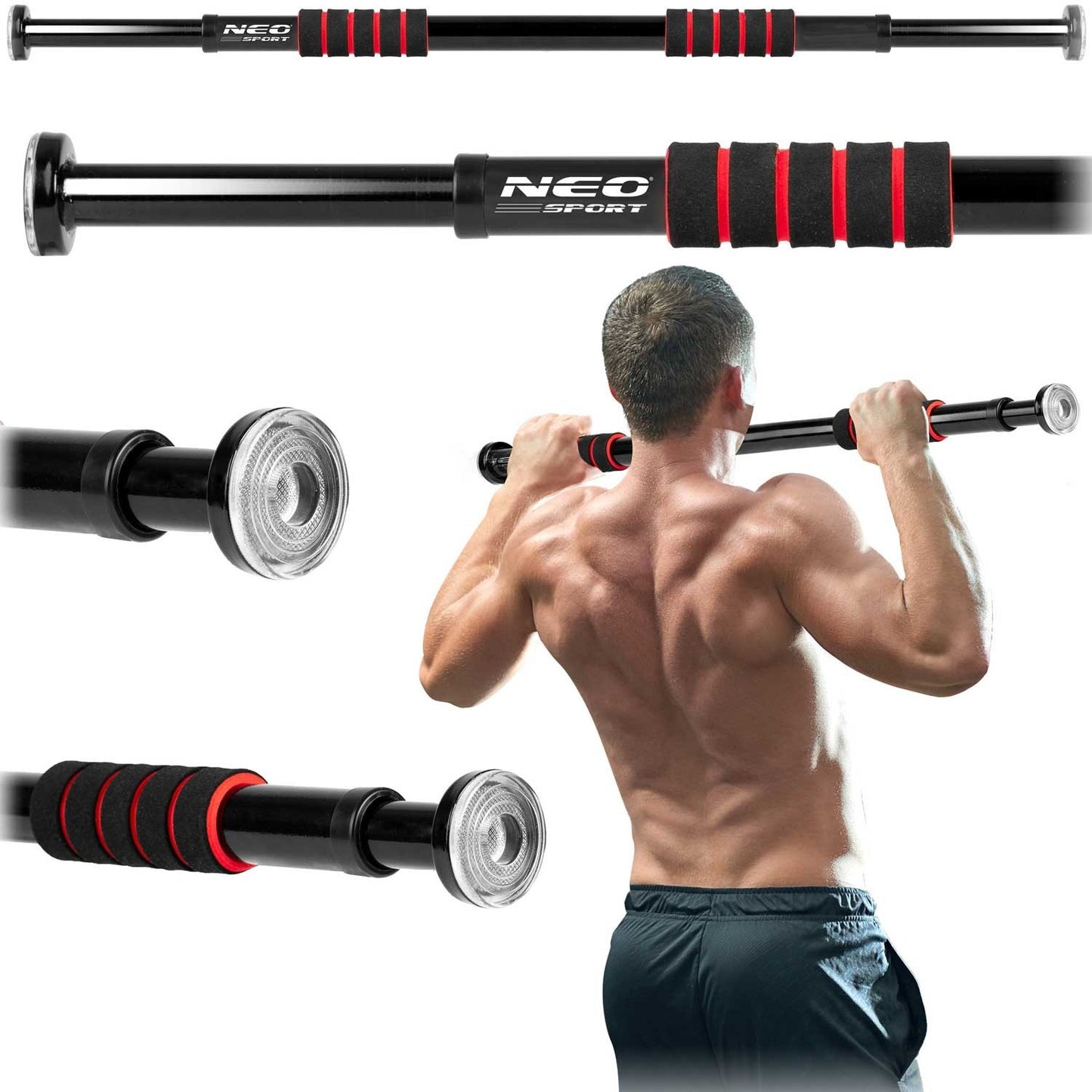 Adjustable Door Trapeze for Pull-Ups, 60-85 cm - NS-310