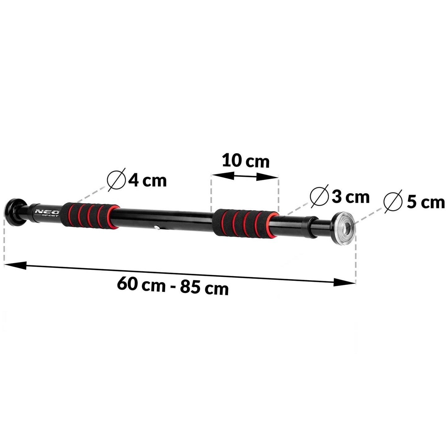 Adjustable Door Trapeze for Pull-Ups, 60-85 cm - NS-310