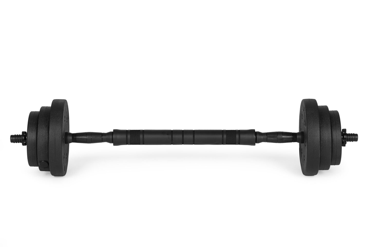 Adjustable Dumbbells 2x10 kg Barbell Set 20 kg Bar Included