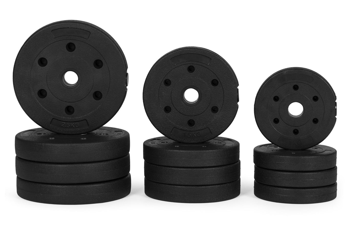 Adjustable Dumbbells 2x10 kg Barbell Set 20 kg Bar Included