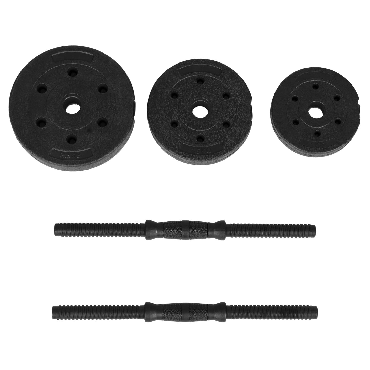 Adjustable Dumbbells 2x10 kg Workout Set 20 kg